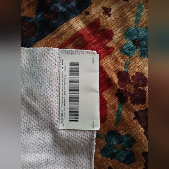 Vtg 1991 Monkwell Lee Jofa Bijar Chenille Print Aubergine 24" x 24" - Picture 7 of 7